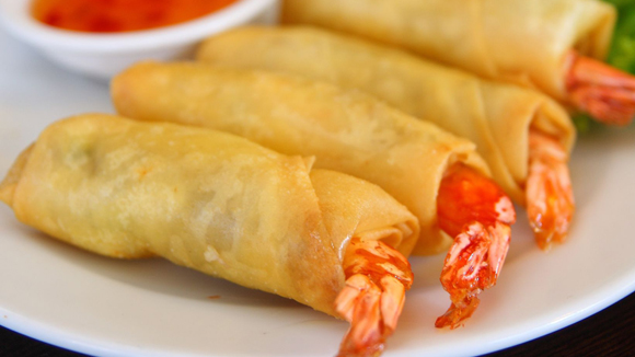 Sweet and Sour Prawn Spring Roll
